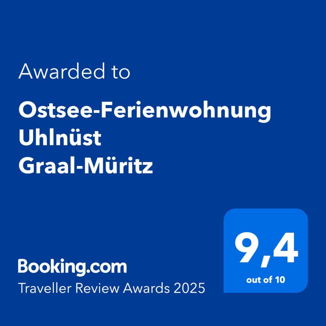 Ostsee-Ferienwohnung Uhlnuest Graal-Mueritz Gelbensande Extérieur photo
